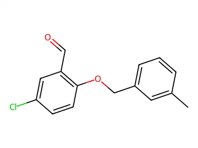 5-Chloro-2-[(3-methylbenzyl)oxy]benzaldehyde structure