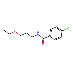 4-氯-N-(3-乙氧基丙基)苯甲酰胺 structure