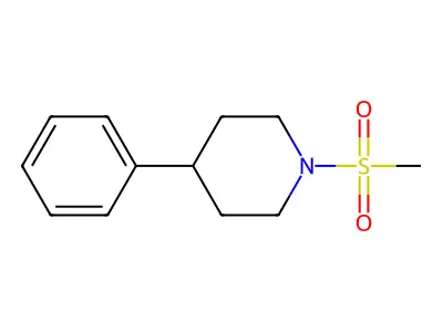 1-Methanesulfonyl-4-phenylpiperidine structure