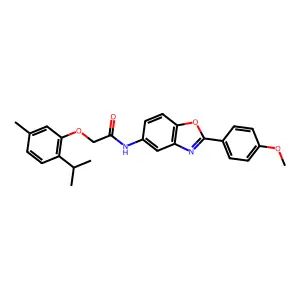acetamide,n-[2-5-benzoxazolyl]-2-[5-methyl-2- phenoxy]- structure