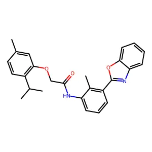 acetamide,n-[3-2-methylphenyl]-2-[5-methyl-2- phenoxy]- structure