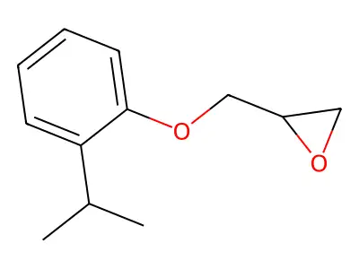 2-((2-(Propan-2-yl)phenoxy)methyl)oxirane structure