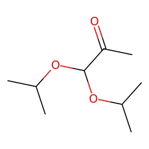 1,1-Bis[(propan-2-yl)oxy]propan-2-one structure