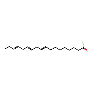 十八碳-9,12,15-三烯酰氯 structure