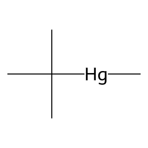 Mercury, (1,1-dimethylethyl)methyl- structure
