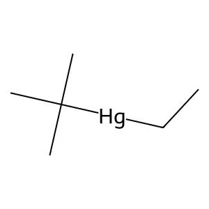 Mercury, (1,1-dimethylethyl)ethyl- structure