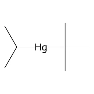 Mercury, (1,1-dimethylethyl)(1-methylethyl)- structure