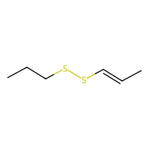 trans-Propenyl propyl disulfide structure