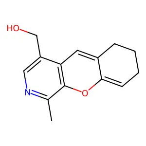 (1-methyl-7,8-dihydro-6H-chromeno[2,3-c]pyridin-4-yl)methanol structure