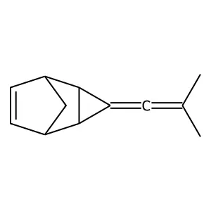 Tricyclo[3.2.1.0(2,4)]oct-6-ene, 3-(2-methyl-1-propenylidene)- structure