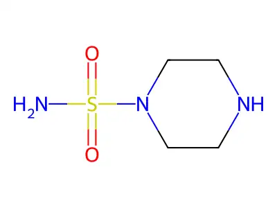 Piperazine-1-sulfonamide structure