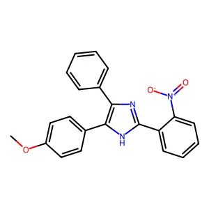 5-(4-Methoxyphenyl)-2-(2-nitrophenyl)-4-phenyl-1H-imidazole structure