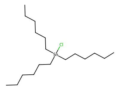 Trihexyltin structure