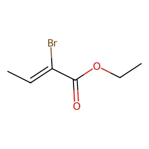 Ethyl 2-bromobut-2-enoate structure