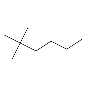 2,2-二甲基己烷 structure