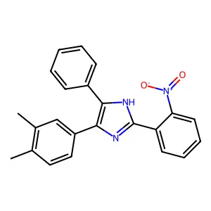 4-(3,4-dimethylphenyl)-2-(2-nitrophenyl)-5-phenyl-1H-imidazole structure