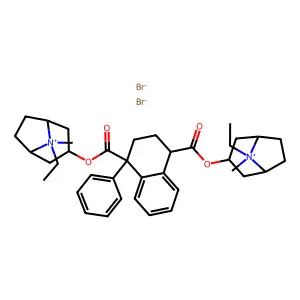 Belladonnine bis(ethobromide) structure