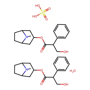 硫酸阿托品 structure