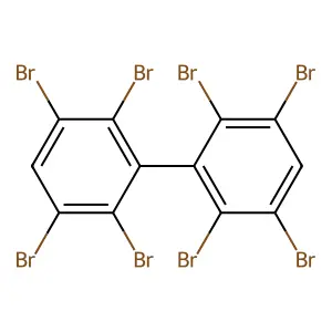 2,2',3,3',5,5',6,6'-Octabromobiphenyl structure
