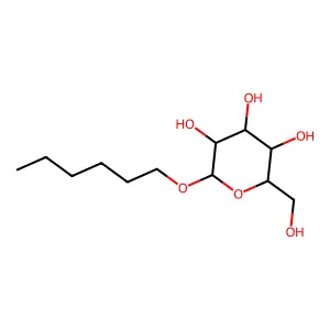 n-hexyl beta-D-glucopyranoside structure