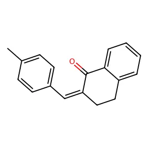 2-(p-Tolylmethylene)tetralin-1-one structure
