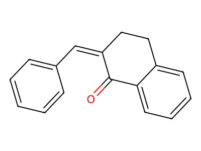 (2E)-3,4-Dihydro-2-(phenylmethylene)-1(2H)-naphthalenone structure