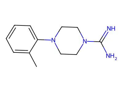 4-(2-Methylphenyl)piperazine-1-carboximidamide structure