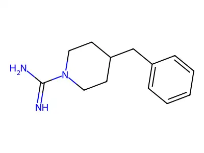 4-Benzylpiperidine-1-carboximidamide structure