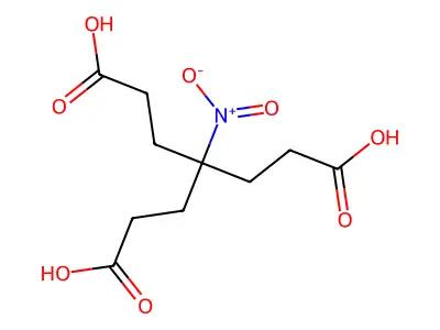 4-(2-Carboxyethyl)-4-nitroheptanedioic acid structure