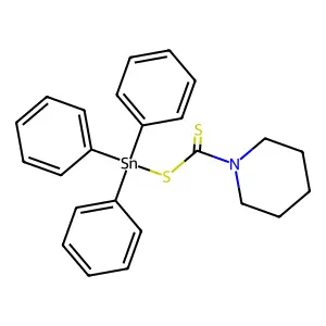 Stannane, triphenyl[[piperidino(thiocarbonyl)]thio]- structure