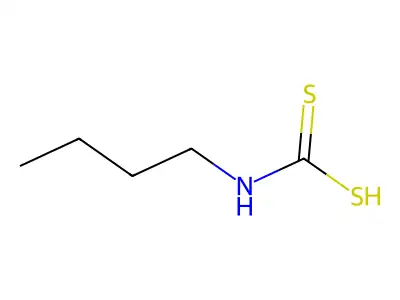 Methanedithioic acid, butylamino- structure