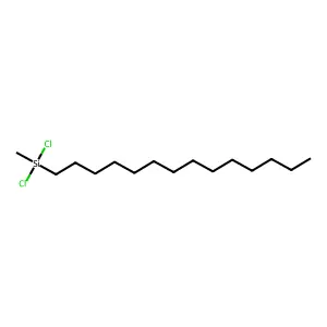 Dichloromethyltetradecylsilane structure