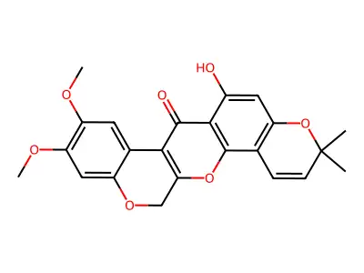 Dehydrotoxicarol structure