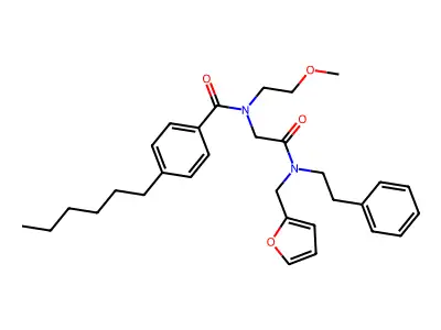 (2E)-N-(4-chlorophenyl)-2-cyano-3-[5-(2-methyl-4-nitrophenyl)furan-2-yl]prop-2-enamide structure