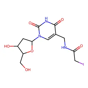 Thymidine, structure