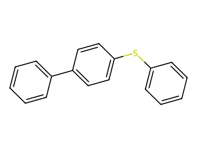 4-Biphenylyl phenyl sulfide structure