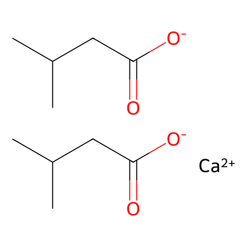 Calcium diisovalerate structure
