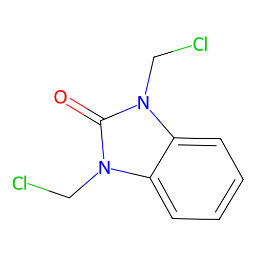 1,3-Bis(chloromethyl)-3-hydrobenzimidazol-2-one structure