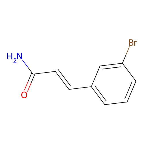 3-Bromocinnamamide structure