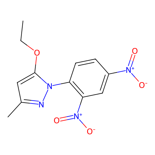 1-(2,4-Dinitrophenyl)-5-ethoxy-3-methylpyrazole structure