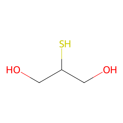 1,3-Propanediol, 2-mercapto- structure
