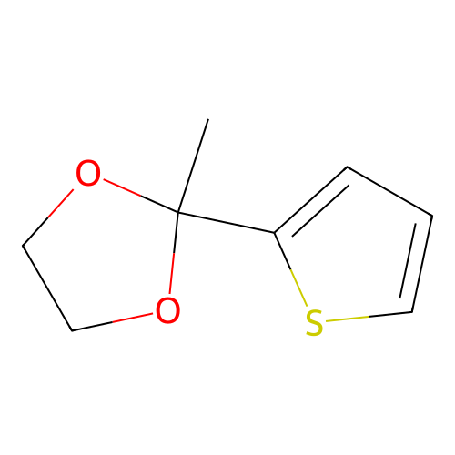 2-Acetylthiophene ethylene acetal structure