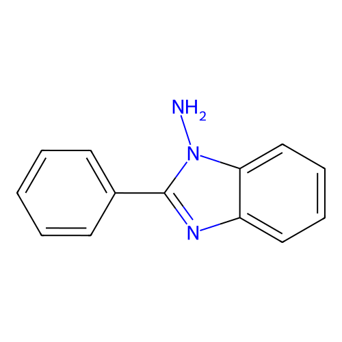 2-苯基-1H-苯并咪唑-1-胺 structure
