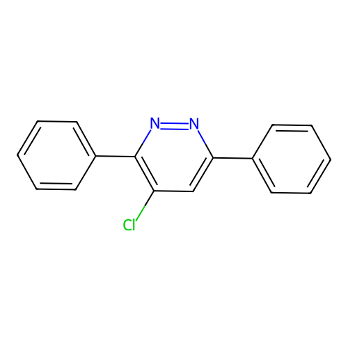 4-Chloro-3,6-diphenylpyridazine structure