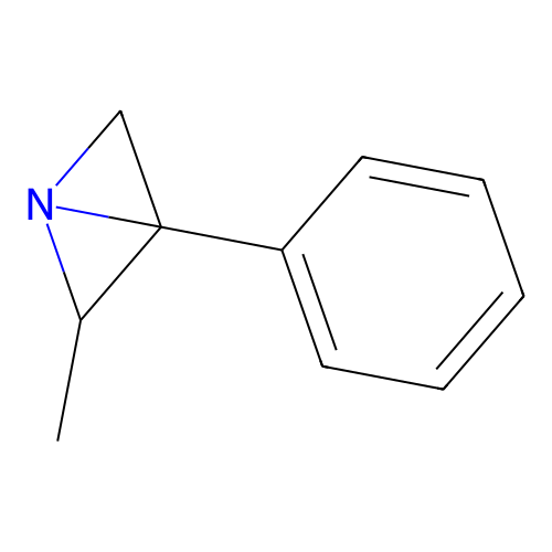 2-Methyl-3-phenyl-1-azabicyclo[1.1.0]butane structure
