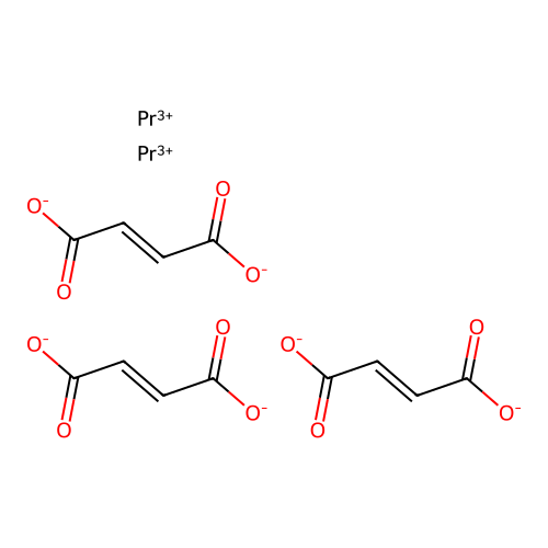 Praseodymium maleate (neutral) structure