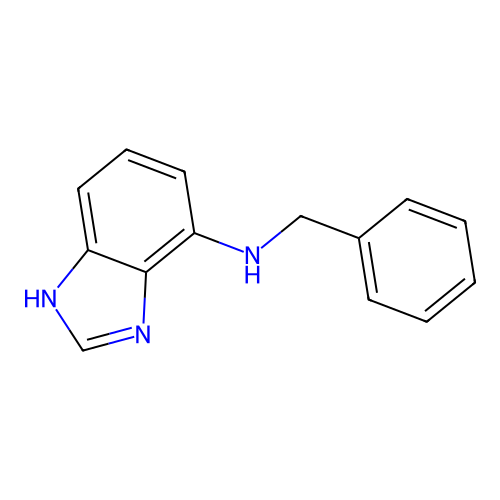 4-Benzylaminobenzimidazol structure