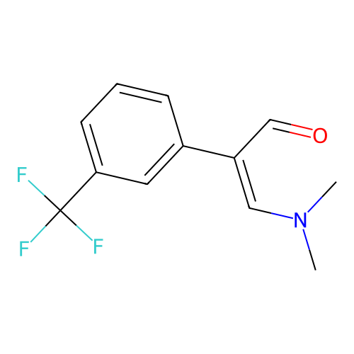 3-(Dimethylamino)-2-[3-(trifluoromethyl)phenyl]prop-2-enal structure