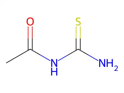 Acetylthiourea structure