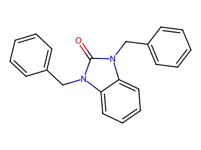 1,3-Dibenzylbenzimidazol-2-one structure